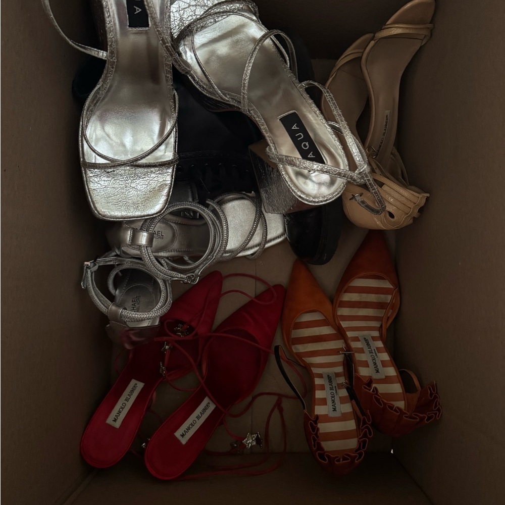 Full lot of women’s designer heels size 9
